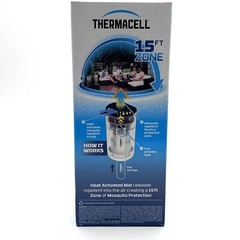 THERMACELL NEW Heat Activated 15 FT. Zone Mosquito Non Spray Repellent Orange