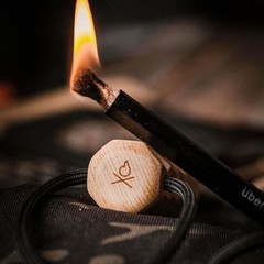 Waterproof Krftig Fire Starter 20K Strikes With Paracord Lanyard And Striker