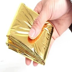 8 Pack Emergency Mylar Blankets Thermal Rescue Blanket Survival Gear