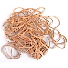 Plasticplace Rubber Bands, Size #33, 875 Count 1 Pound (Pack of 1), Green