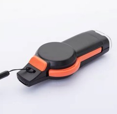 7-in-1 Outdoor Emergency Whistle Compass LED Light Thermometer Magnifier Lanyard