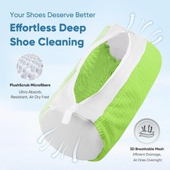 M-Better Shoe Washing Bag 2Pack – Reusable Laundry with Mesh Green