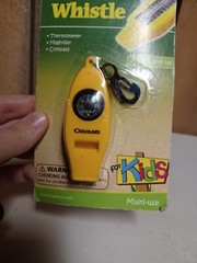 Coghlan’s Four Function Whistle for Kids Camp Thermometer, Magnifier, Compass