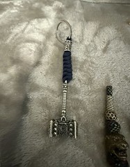 Paracord Knife Lanyard, Key Chain Buyer’s Choice Runes, Mjolnir Thor, Tiger