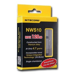 Nitecore NWS10 Outdoor Emergency Whistle TC4 Titanium Alloy Survival SOS 120db