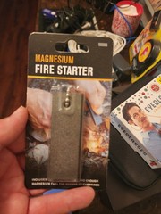 Magnesium Fire Starter Camping Backpacking Survival Flint Steel Camp Emergency