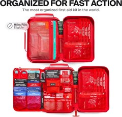 Large Waterproof First Aid Kit for Car, Travel & Home – Emergency Kit for