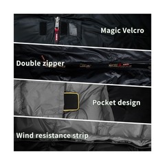 Down Sleeping Bag for Adults. 680FP Ultralight Portable, Backpacking Sleeping…