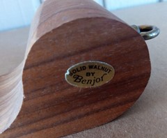 Benjor Vintage Solid Walnut Desk Decor Whistle Gift For Him