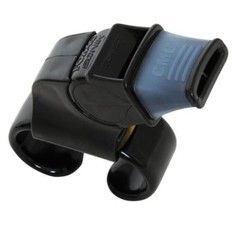 Fox 40 Sonik Blast CMG Fingergrip Whistle Black Official NHL Alert – BEST VALUE