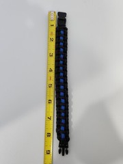 Thin Blue Line Paracord Bracelet