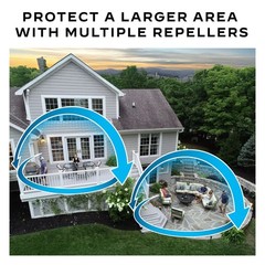Thermacell Patio Shield «Haze” Mosquito Repeller – Scent & Flame Free – 15ft