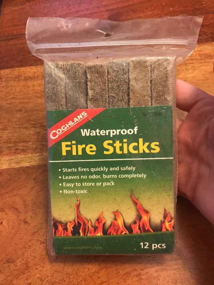 New 12pk COGHLAN’S Waterproof Fire Starter Sticks Scouts Survival Camping (CT)