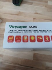 Green Kaito KA500 Voyager Solar Crank Battery Survival Radio AM FM Shortwave
