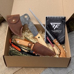 Sharky Camping Kit Bushcraft Gear Set for Hiking, Fishing, Survival, Outdoor Use