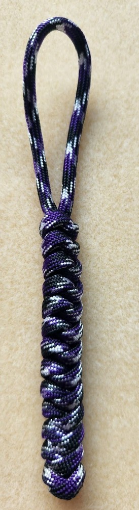 550 Paracord Keychain ID Lanyard Knife Multitool USA Ravens colour