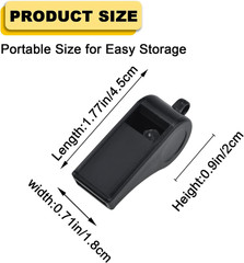 Professional Outdoor Sports Whistles with Lanyard Loud Crisp Sound Plastic Whist