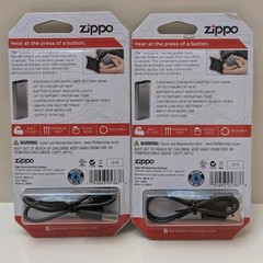 Lot of 2 Zippo HeatBank 3 Rechargeable Hand Warmer & Power Bank 2600mAh Black