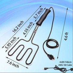 ASNAMA Electric Charcoal Starter,800w Grill Lighter Electric Fire Starter
