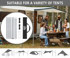 Hasika Camping Tent Pole Repair Kit Including 200 cm x 200 x 200 cm, White