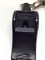Vintage Foxtron Inc Canada Fox 40 Three Chamber Pealess Official Referee Whistle