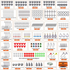 Fishing Accessories Kit, 308-Piece All-in-One Gear Set with…