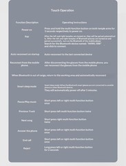 Bluetooth smart glasses multi-functional, UV protection, AI translation