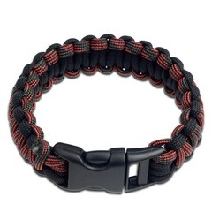 Paracord Survival Bracelet 9″- Black / Digital Camo BR-RC **NEW**
