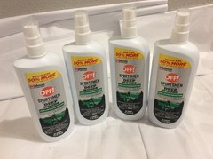 (Lot of 4) OFF! Deep Woods INSECT REPELLENT 2 Liquid Spray Pump 9oz
