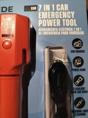 CAR 7 IN 1 EMERGENCY POWER TOOL RIDE + GO BRAND NEW