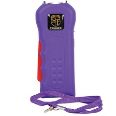 Safety Technology TRIGGER Stun Gun Rechargeable 75 Mil Volts LED Flashlight+Case