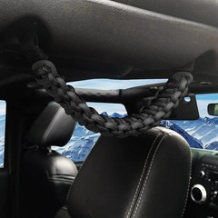 4 x Paracord Grab Handles Compatible with Wrangler JK JKU JL JLU JT Accessories