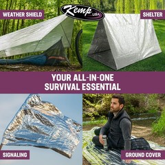 Kemp Usa Emergency Mylar Blanket Pack Of 25 Lightweight Thermal Reflective