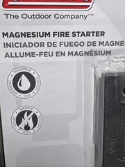 Coleman Magnesium Bar Fire Starter Camping Survival Tool Waterproof Fireproof