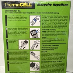 Thermacell Mosquito Repellent Cordless Portable Backyard Camping NEW