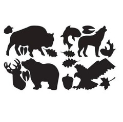 LOT OF 2 NEW Gear Aid Tenacious Tape Tattoos Fabric Repair Tape Patches WILDLIFE
