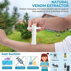 1pc Suction Tool Poison Remover for Bug Bites Bee Wasp Stings Relief – NEW
