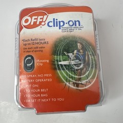 Off! Clip On Fan Circulated Mosquito Repellent Off Kit Plus 8 Refills