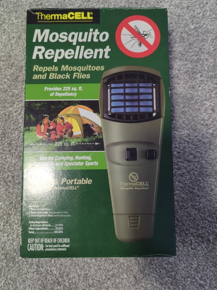 Original ThermaCELL Mosquito Repellent Silent Portable Black Flies Camping New