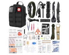 Gifts for Man Dad Husband, 210 PCS Survival First Aid kit, Professional Survival