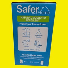 Safer Home Natural Outdoor Mosquito Repellent & 4 refills (UZ)