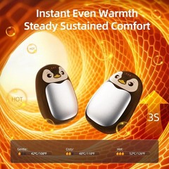 2 Pack Dual-Sided Hand Warmers Rechargeable 8000mAh, Electric Hand Warmer Gifts
