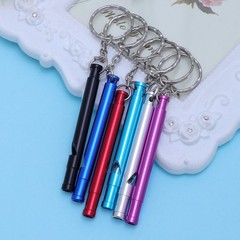 6Pcs Referee Survival Whistle Durable Aluminium Alloy Loud Outdoor Equipment