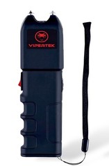 Genuine VIPERTEK Rechargeable Stun Gun MAX Power w/ LED Light