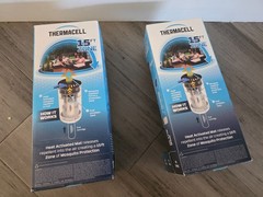 NEW Lot 2 Thermacell Patio Shield Mosquito Repeller 24hr Dark Blue/Midnight