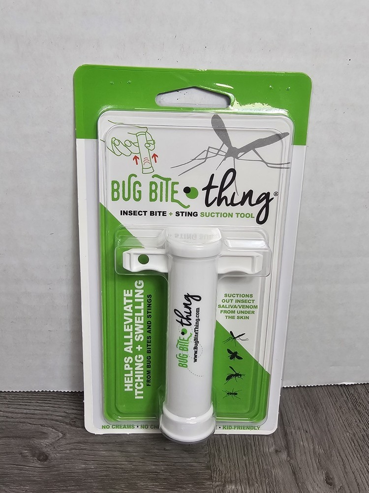 NEW Bug Bite Thing Chemical Free Sting Suction Tools White