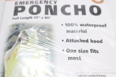 Boulder Creek Emergency Poncho Green/Light Moss PVC 50″ x 80″ 60010CM