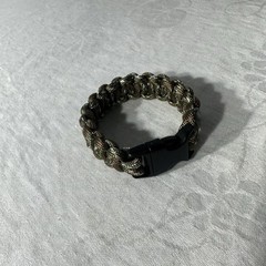 Black Buckle “Woods Camo” Paracord Bracelet