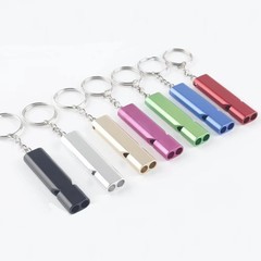 1 Pcs 120db Loud Emergency Survival SOS Whistle Camping Hiking Keychain Outdoor