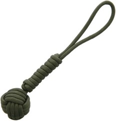 Paracord Keychain 6″ – OD Green, 9 strand, 350lb – (CBR357) Free Shipping.